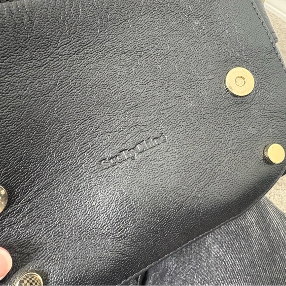 See By Chloé Black Saddle Mara Leather Shoulder Bag - Picture 9 of 16